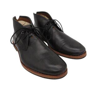 TIMBERLAND Men's Wodehouse Chukka Boots in Black Leather Size 7